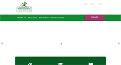 Desktop Screenshot of mortongolffoundation.org
